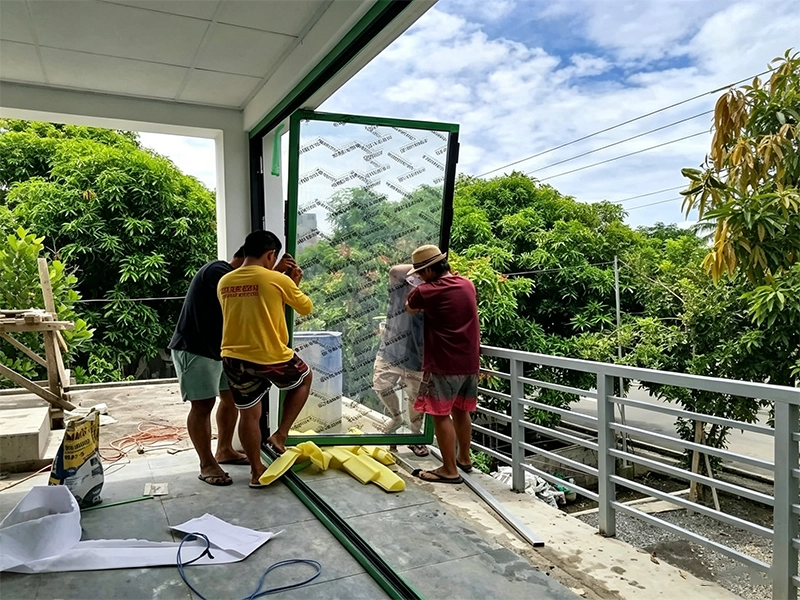 Philippines Aluminum Folding Door Installation Case: Tropical Home Upgrade Project