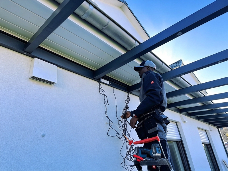 European Aluminum Pergola Installation Case: Modern Outdoor Patio Upgrade