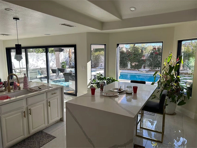 French aluminum alloy sliding door