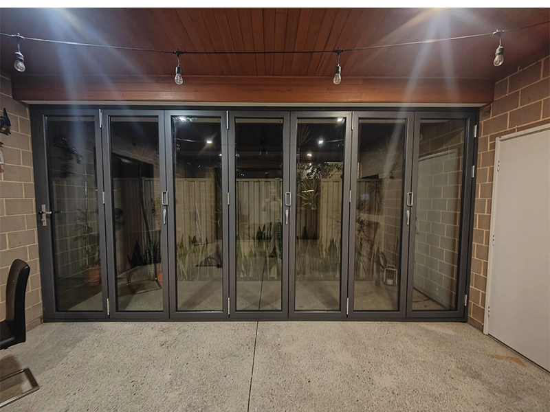 Australian Folding Door Installation Case: Premium Aluminum Folding Door Solution for Modern Residential Homes