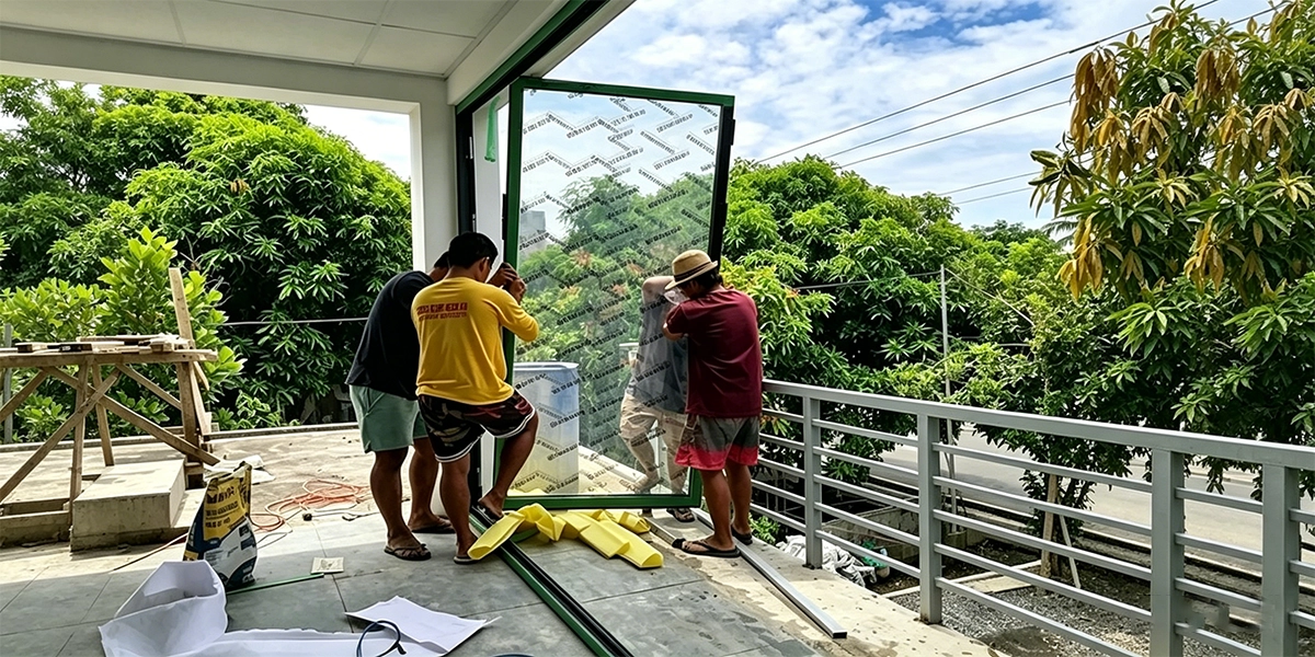 Philippines Aluminum Folding Door Installation Case: Tropical Home Upgrade Project