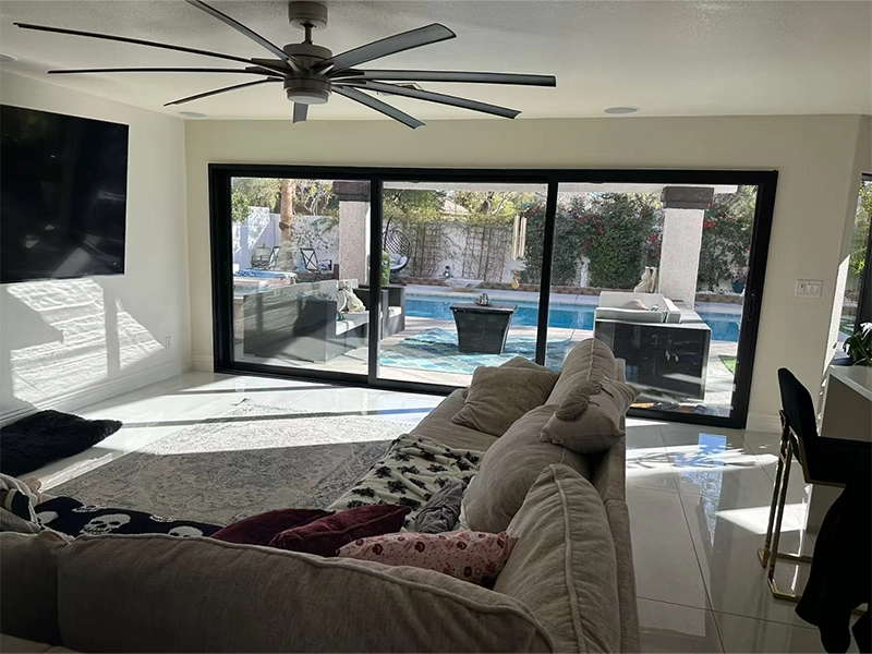 French aluminum alloy sliding door