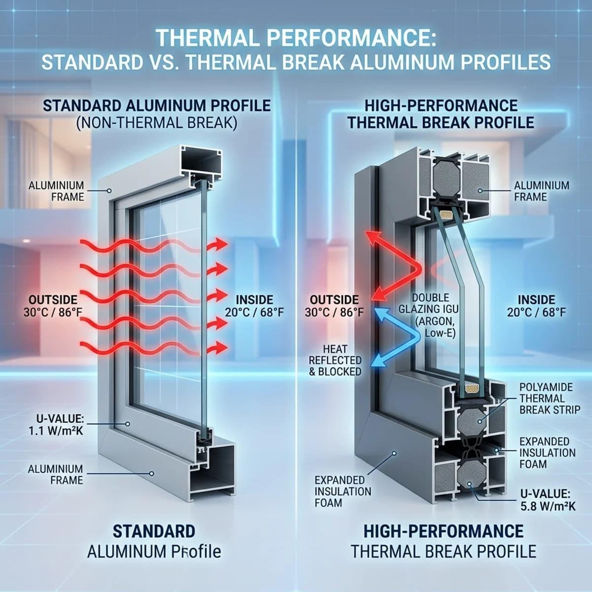 Thermal Break vs Standard Aluminium Windows: Which Is Better?