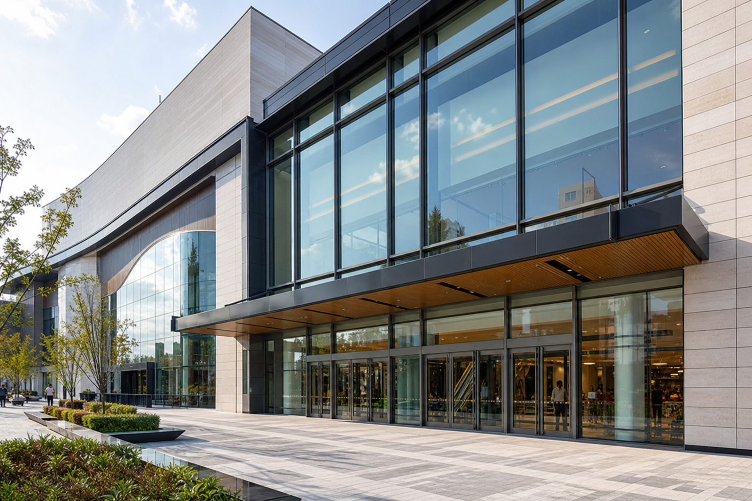 Door and Window for Modern Shopping Malls