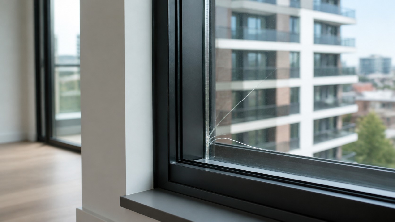 Cracked Window Glass: Safety Steps and Repair Options