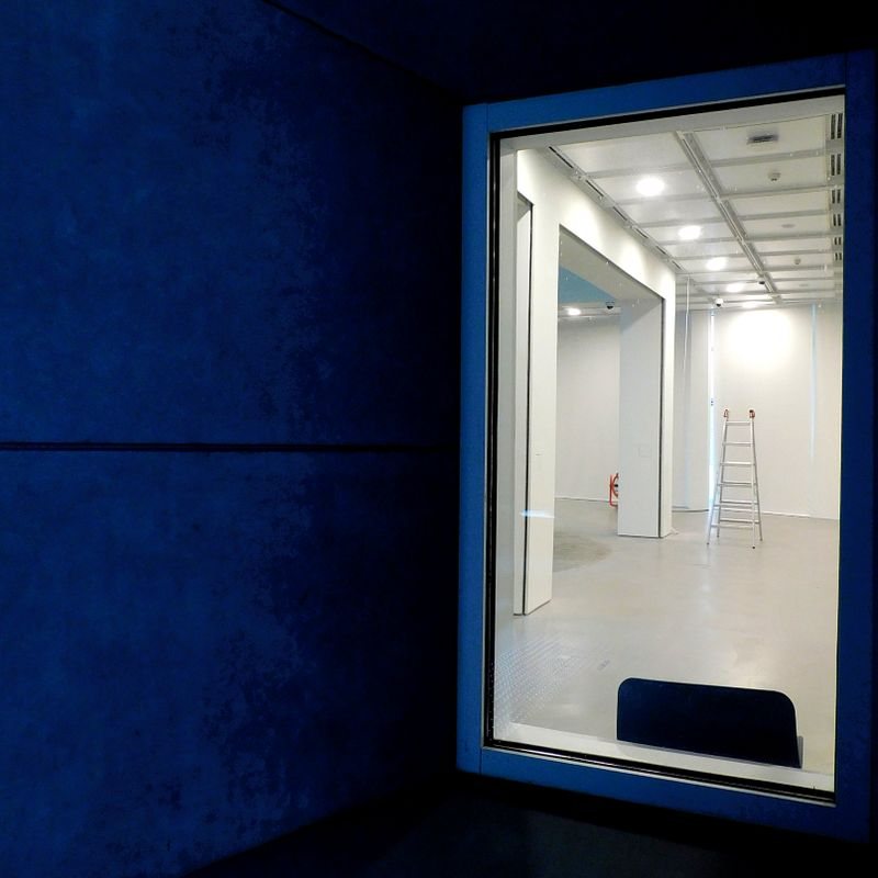 Window opening within a room under construction
